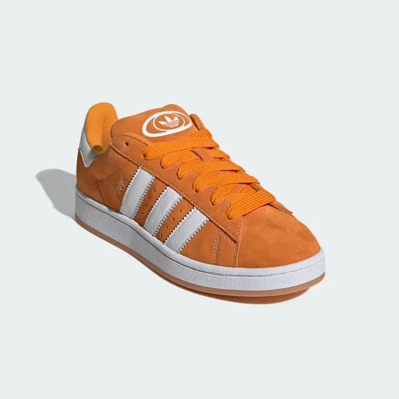 Adidas Campus 00s ID1436 Sneakers Men's Orange Leather Lifestyle Shoes TF5416 - Picture 1 of 15